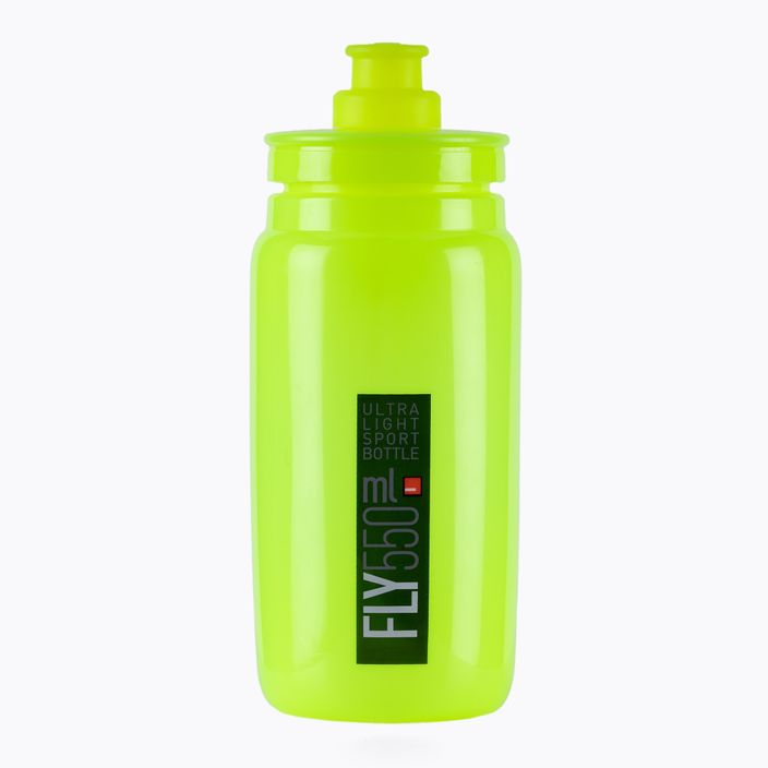 Elite FLY bicycle bottle yellow and black EL01604304 2