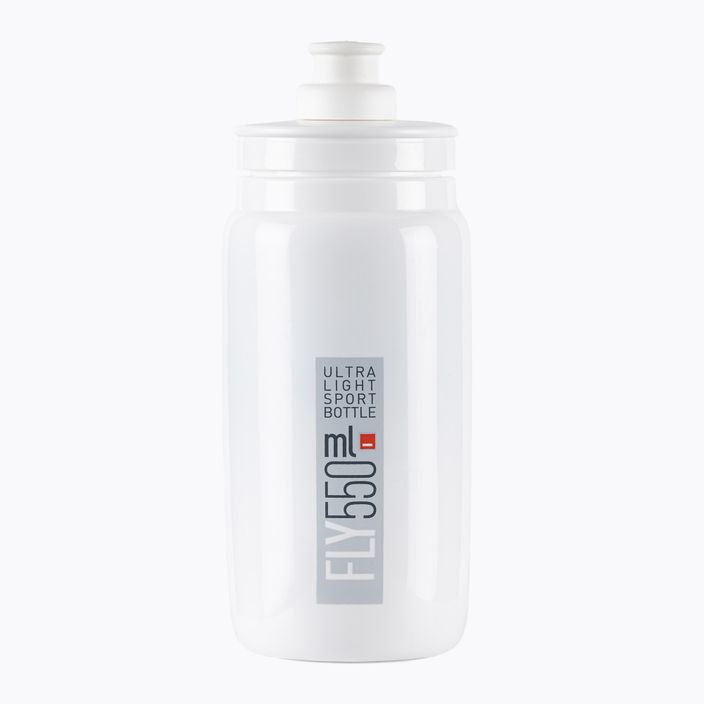 Elite FLY bicycle bottle white and grey EL01604309 2