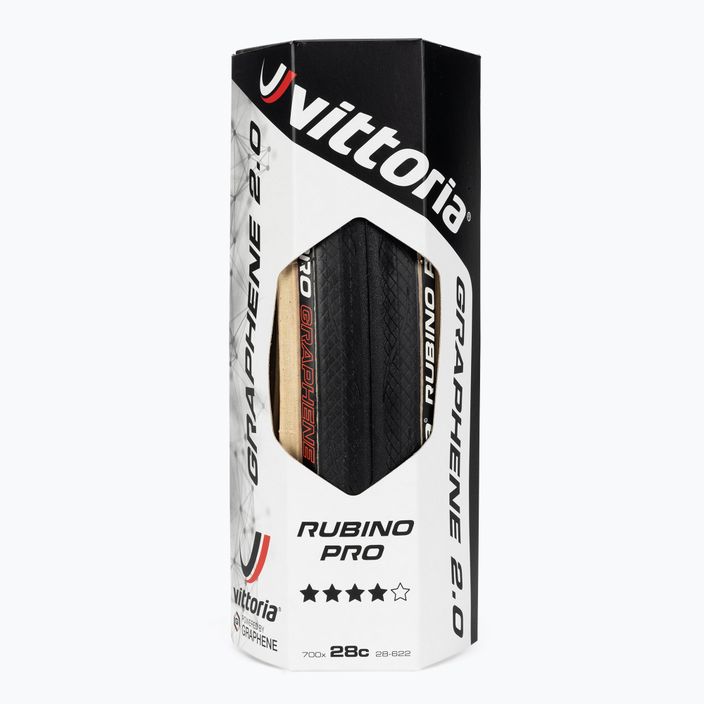 Vittoria Rubino Pro G2.0 rolling black/brown bicycle tyre 11A.00.343