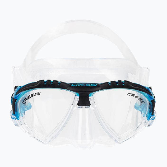 Cressi Matrix clear blue diving mask DS301063 2
