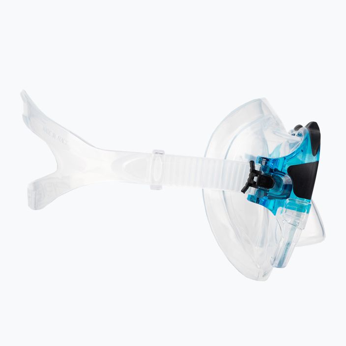 Cressi Matrix clear blue diving mask DS301063 3