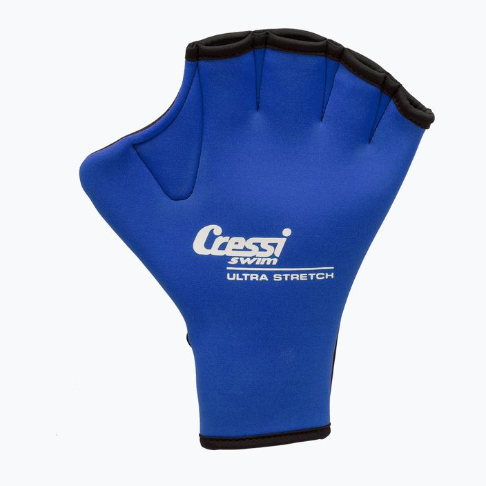 Cressi swimming gloves blue 2