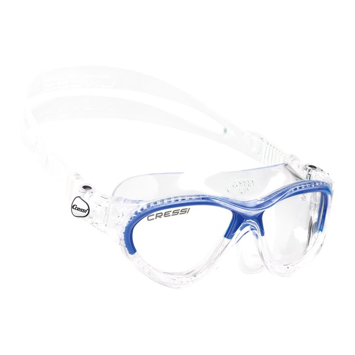 Cressi Mini Cobra clear/blue children's swim mask DE202022 2