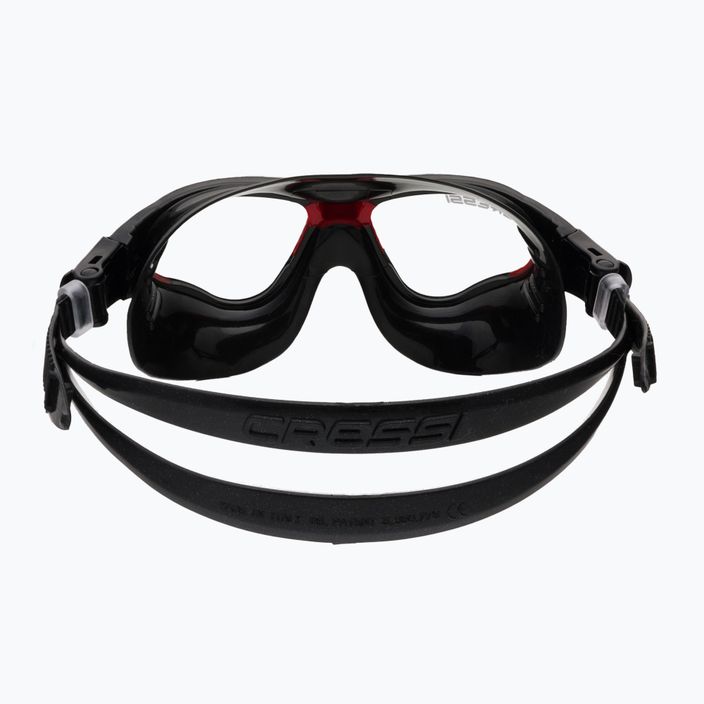 Cressi Cobra swim mask black/black red DE201991 5