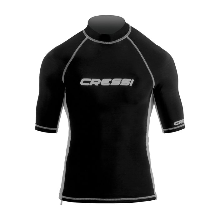 Men's swim shirt Cressi Rash Guard S/SL black LW476702 2