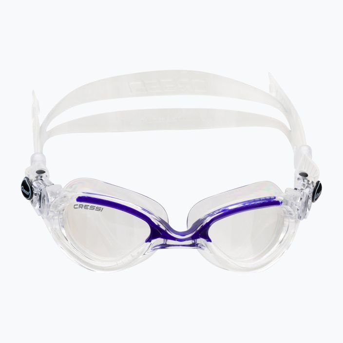 Cressi Flash clear/clear blue swim goggles DE202322 2