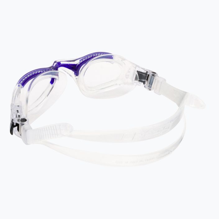 Cressi Flash clear/clear blue swim goggles DE202322 4