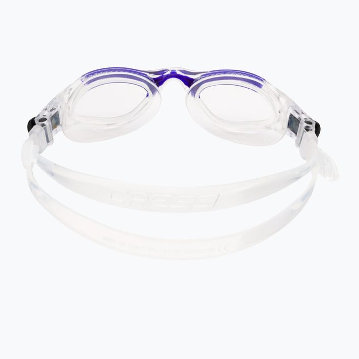 Cressi Flash clear/clear blue swim goggles DE202322 5