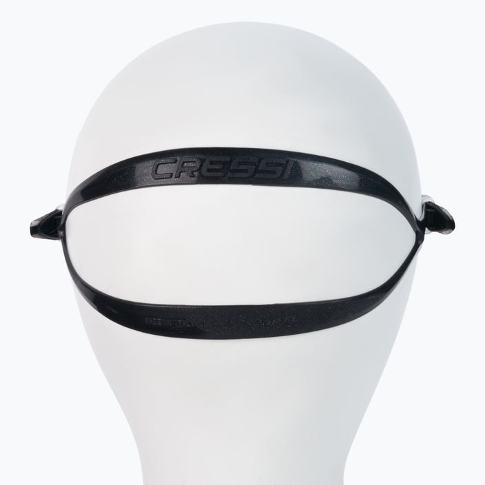 Cressi Flash black/black grey smoked swim goggles DE202392 4