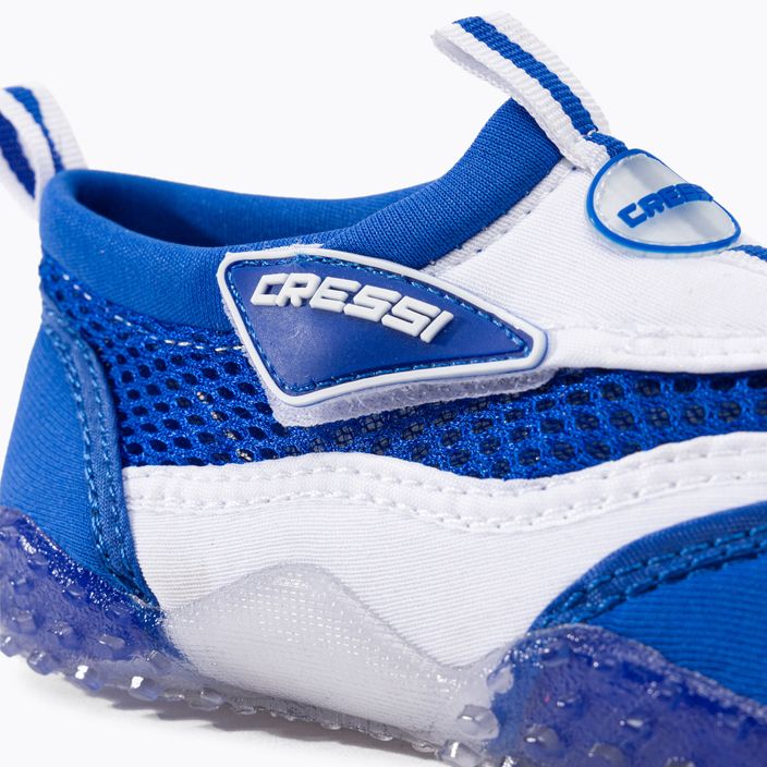 Cressi Coral children's water shoes white and blue VB945024 7
