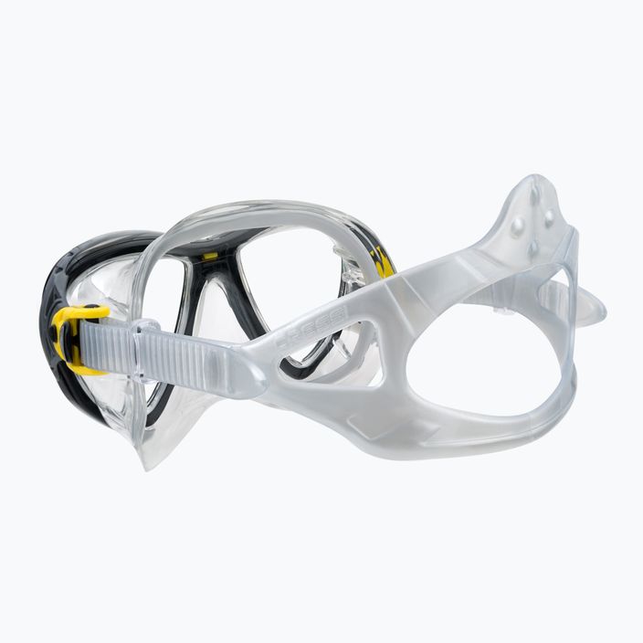Cressi Big Eyes Evolution grey diving mask DS340010 4