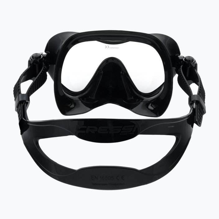 Cressi F1 diving mask black ZDN282000 5