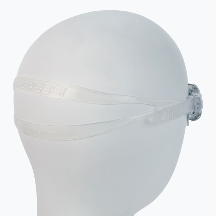 Cressi Flash clear/clear white smoked swim goggles DE202331 3