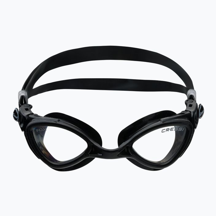 Cressi Fox black swim goggles DE202150 2