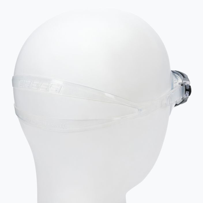 Cressi Planet clear/black silver swim mask DE202650 3