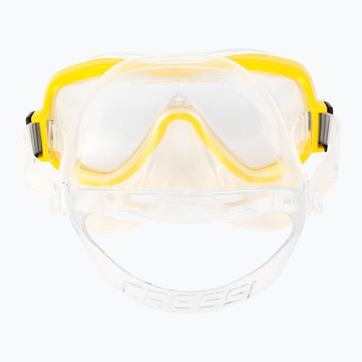 Cressi Onda + Mexico children's snorkel kit clear yellow DM1010131 5