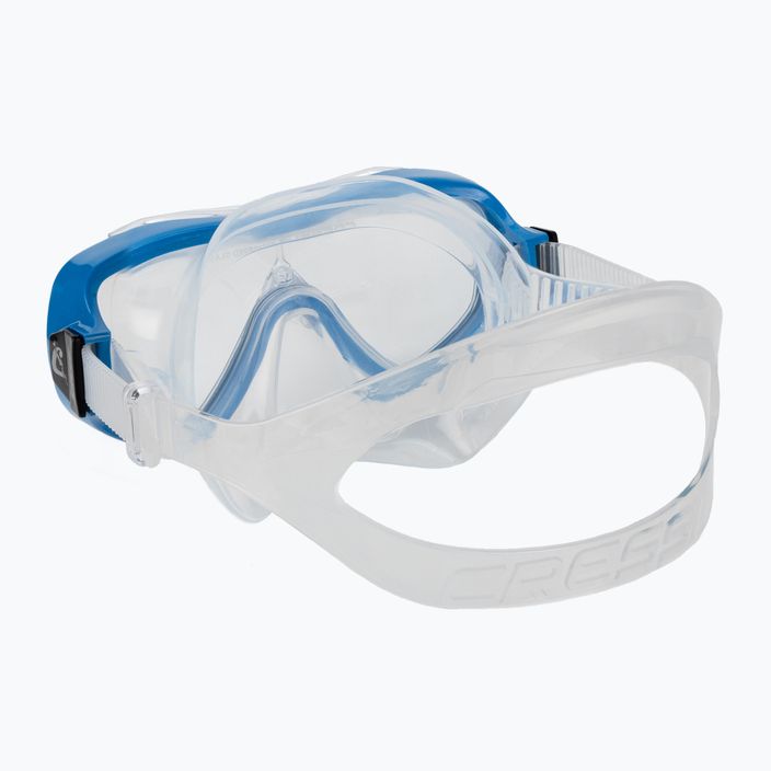 Cressi Ondina children's snorkel kit + top clear blue DM1010132 4
