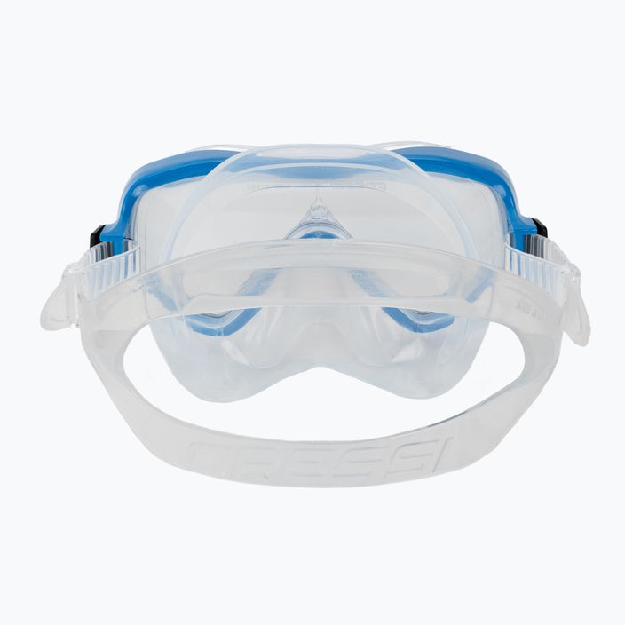 Cressi Ondina children's snorkel kit + top clear blue DM1010132 5