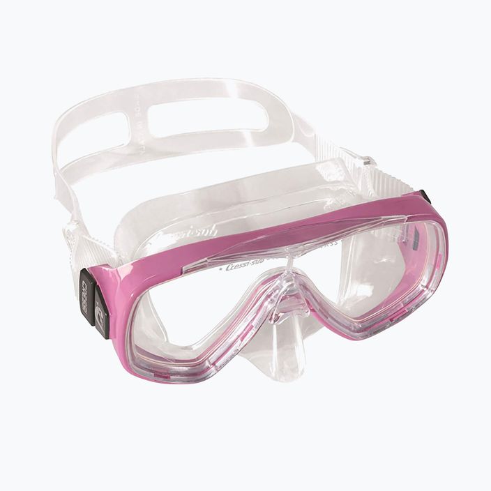 Cressi Ondina children's snorkel kit + top pink DM1010134 10
