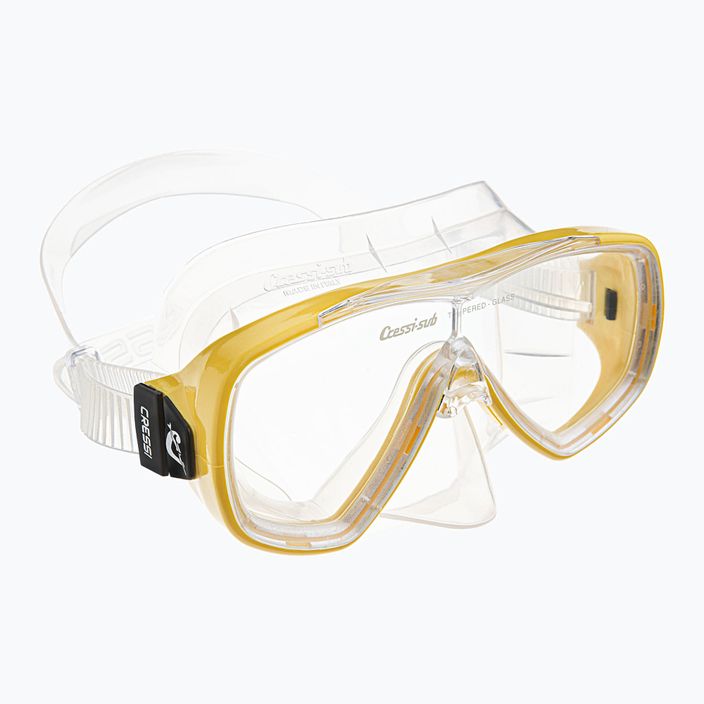 Cressi Onda clear/yellow diving mask