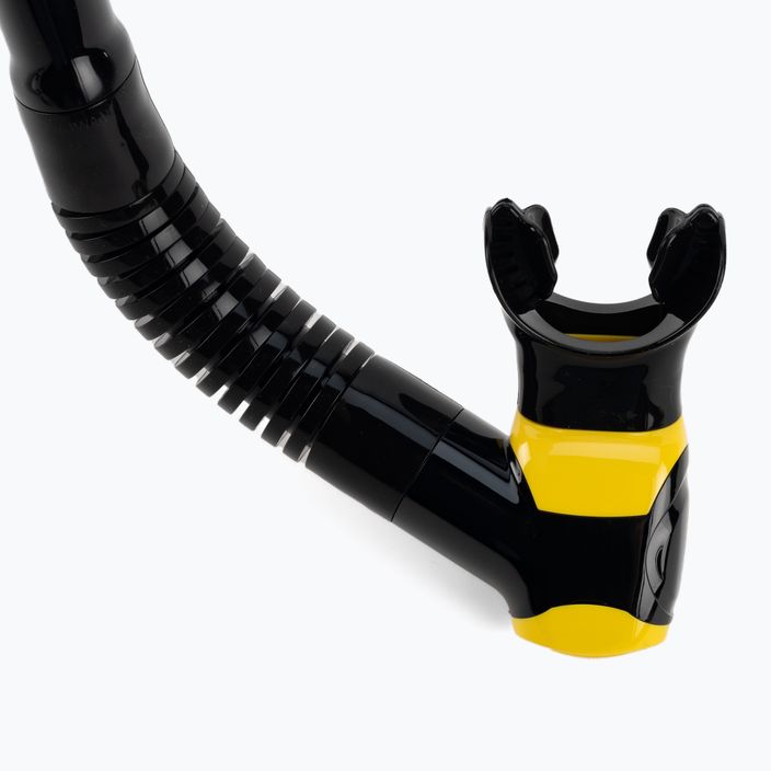 Cressi Dry snorkel black/yellow ES259510 3