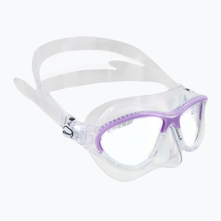 Cressi Moon children's diving mask purple and clear DN200641