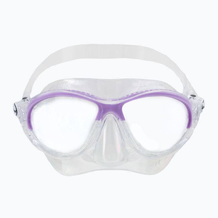Cressi Moon children's diving mask purple and clear DN200641 2