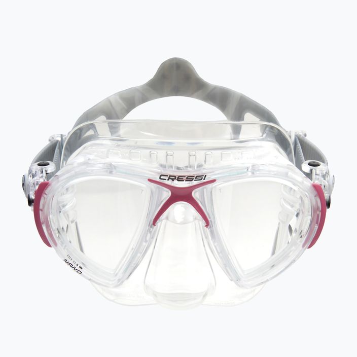 Cressi Nano clear diving mask DS360040 2