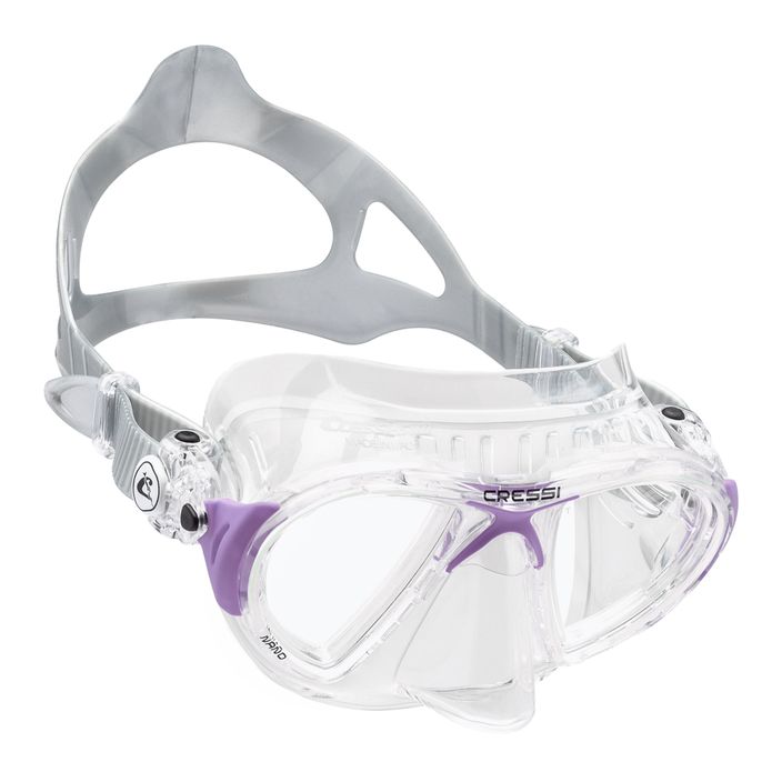 Cressi Nano crystal/lilac diving mask 2