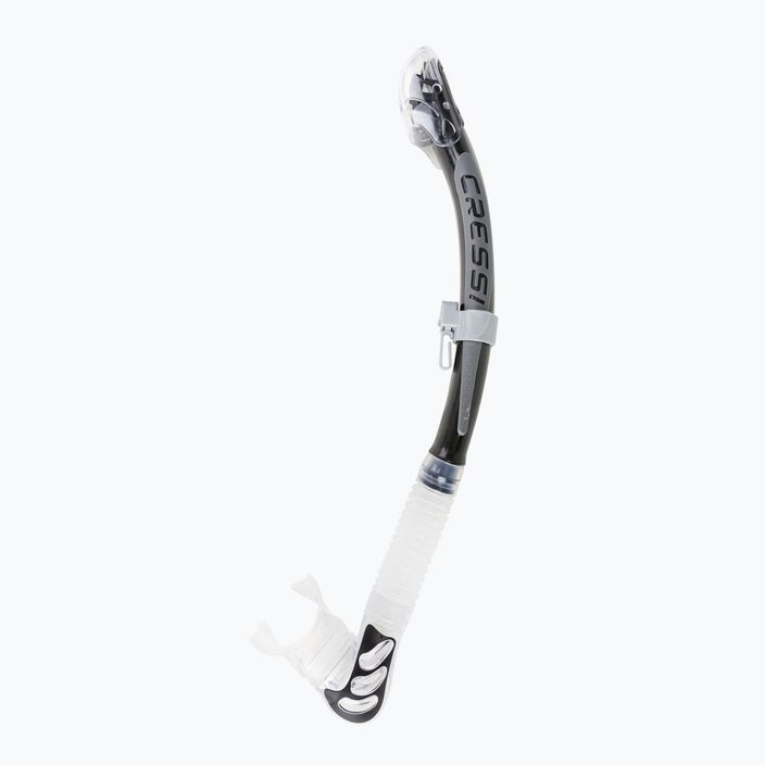 Cressi Alpha Ultra Dry black/silver snorkel ES258