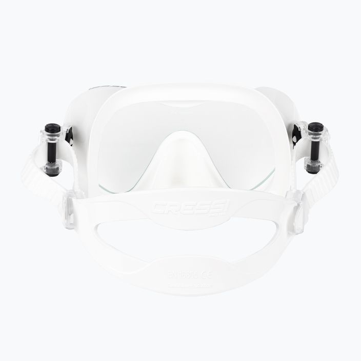 Cressi F1 diving mask white ZDN283000 4