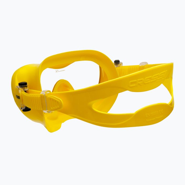 Cressi F1 diving mask yellow ZDN281010 4