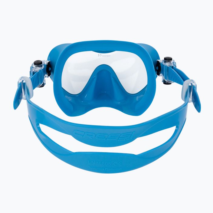 Cressi F1 Small diving mask blue ZDN311020 5