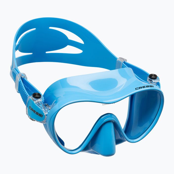 Cressi F1 Small diving mask blue ZDN311020 7