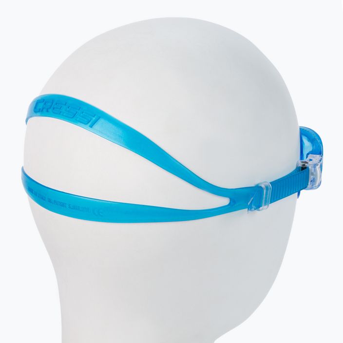 Cressi Flash blue/blue white swim goggles DE202320 3