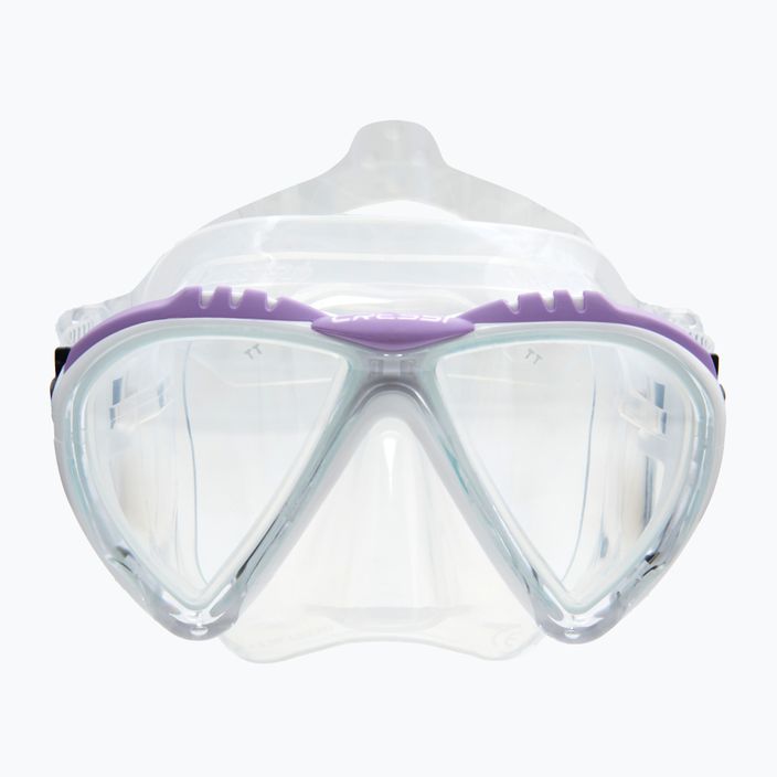 Cressi Lince purple/colourless diving mask DS311030 2