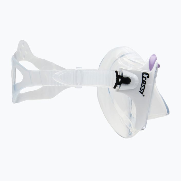 Cressi Lince purple/colourless diving mask DS311030 3