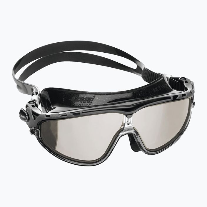 Cressi Skylight black/black grey mirrored swim mask DE2034750 6
