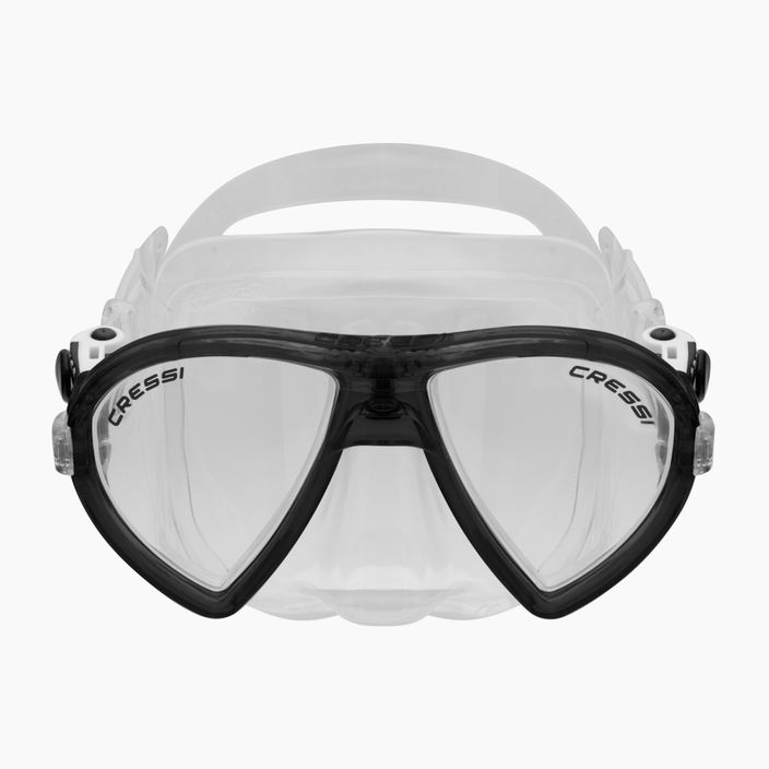 Cressi Ocean + Gamma snorkel kit clear/black DM1000115 2