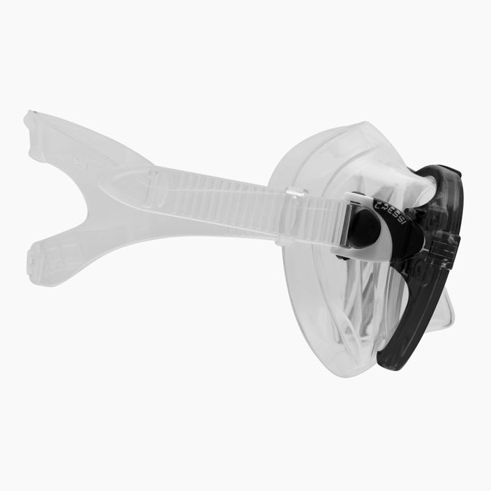 Cressi Ocean + Gamma snorkel kit clear/black DM1000115 3