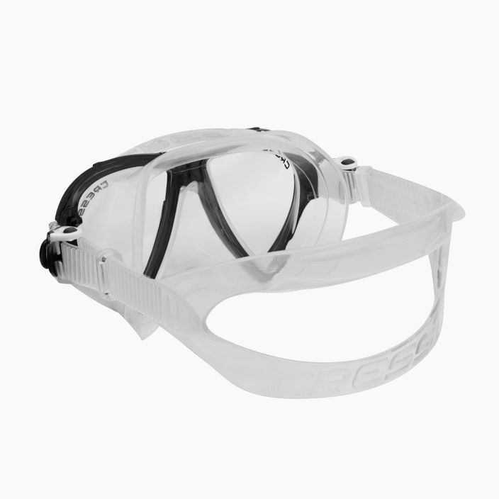 Cressi Ocean + Gamma snorkel kit clear/black DM1000115 4