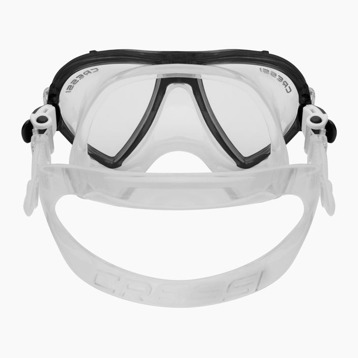Cressi Ocean + Gamma snorkel kit clear/black DM1000115 5