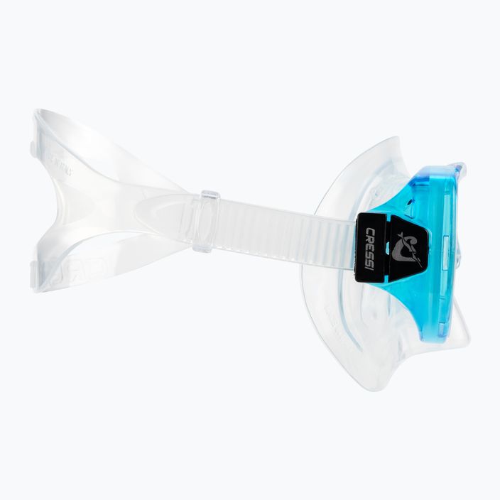 Cressi Ondina + Top Clear Aquamarine children's snorkel set DM1010133 3
