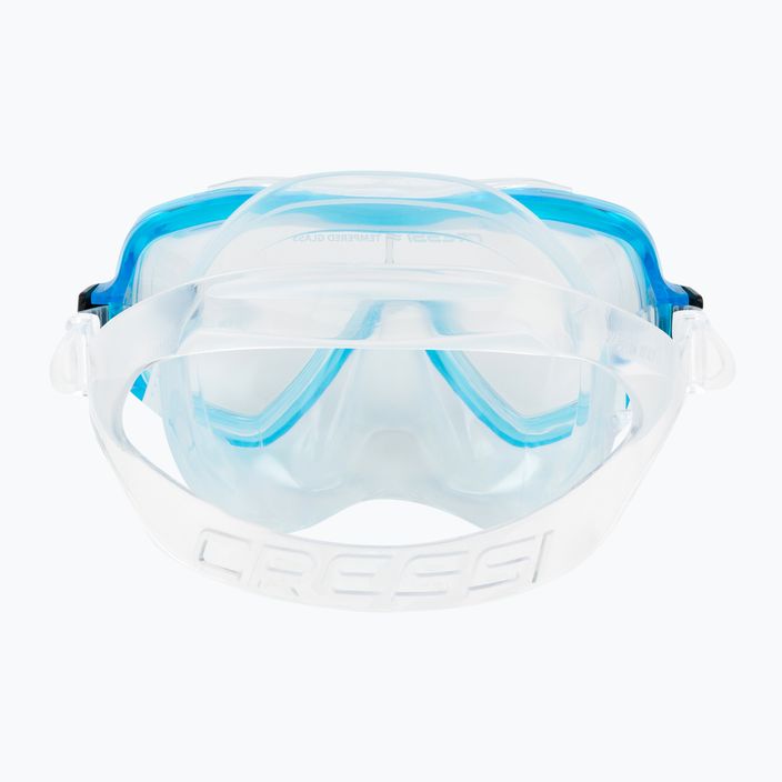 Cressi Ondina + Top Clear Aquamarine children's snorkel set DM1010133 5