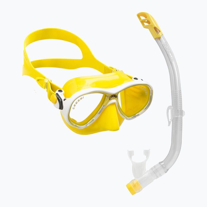 Cressi Marea children's snorkelling set + Top yellow
