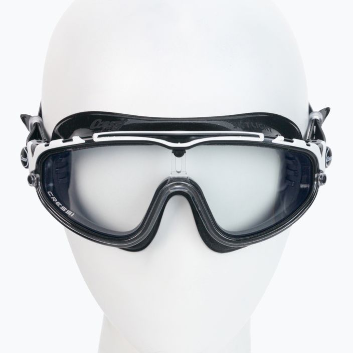 Cressi Skylight black/white black swim mask DE203451