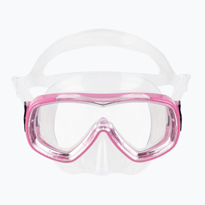 Cressi Piumetta children's snorkelling mask clear pink DN200540 2