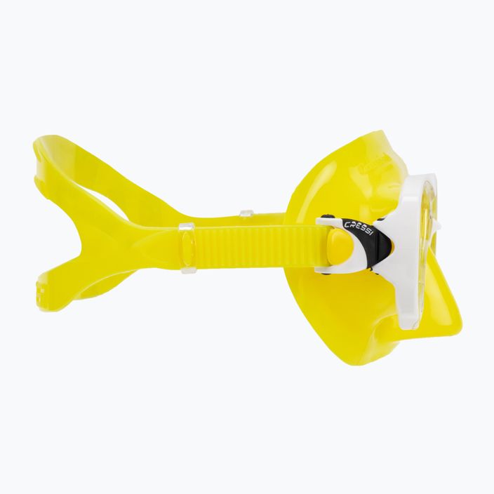 Cressi Marea yellow snorkelling mask DN282010 3