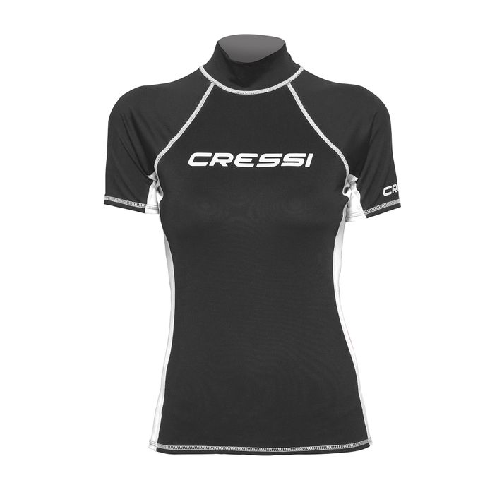 Women's swim shirt Cressi Rash Guard S/SL black/white LW476853 2