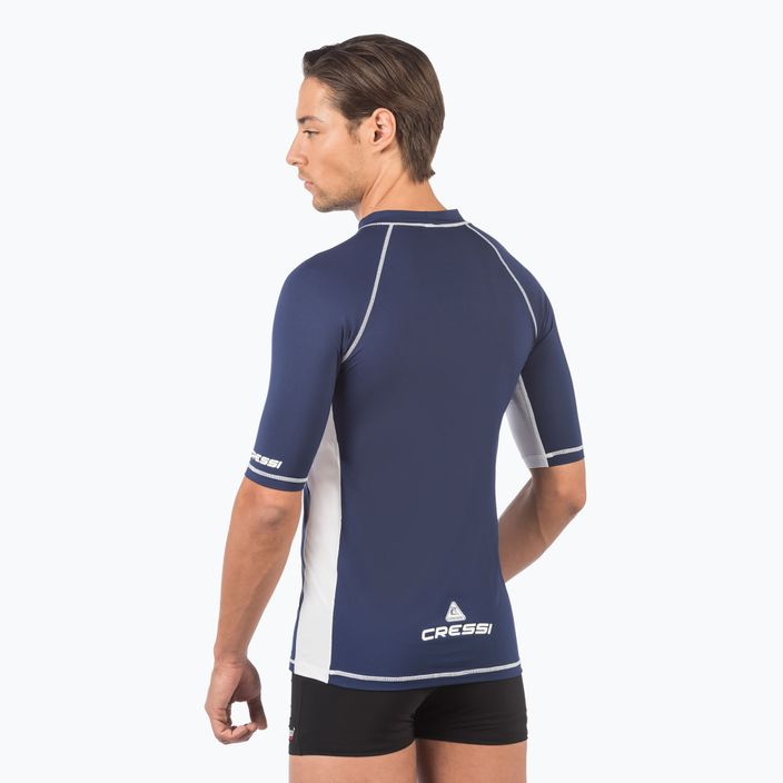 Men's Cressi Rashguard swim shirt dark blue 2